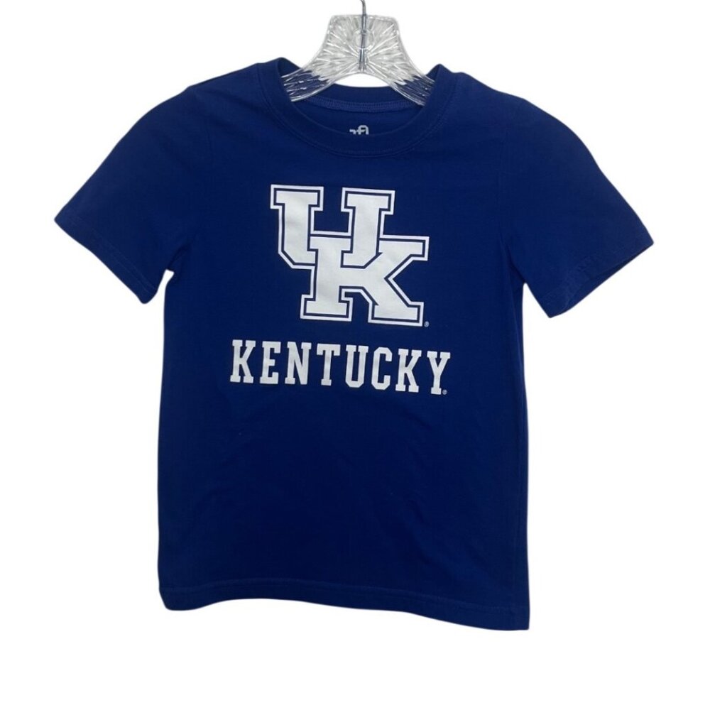 Team Athletics Kentucky Wildcats Tshirt Boys Size 6 Blue Fanwear